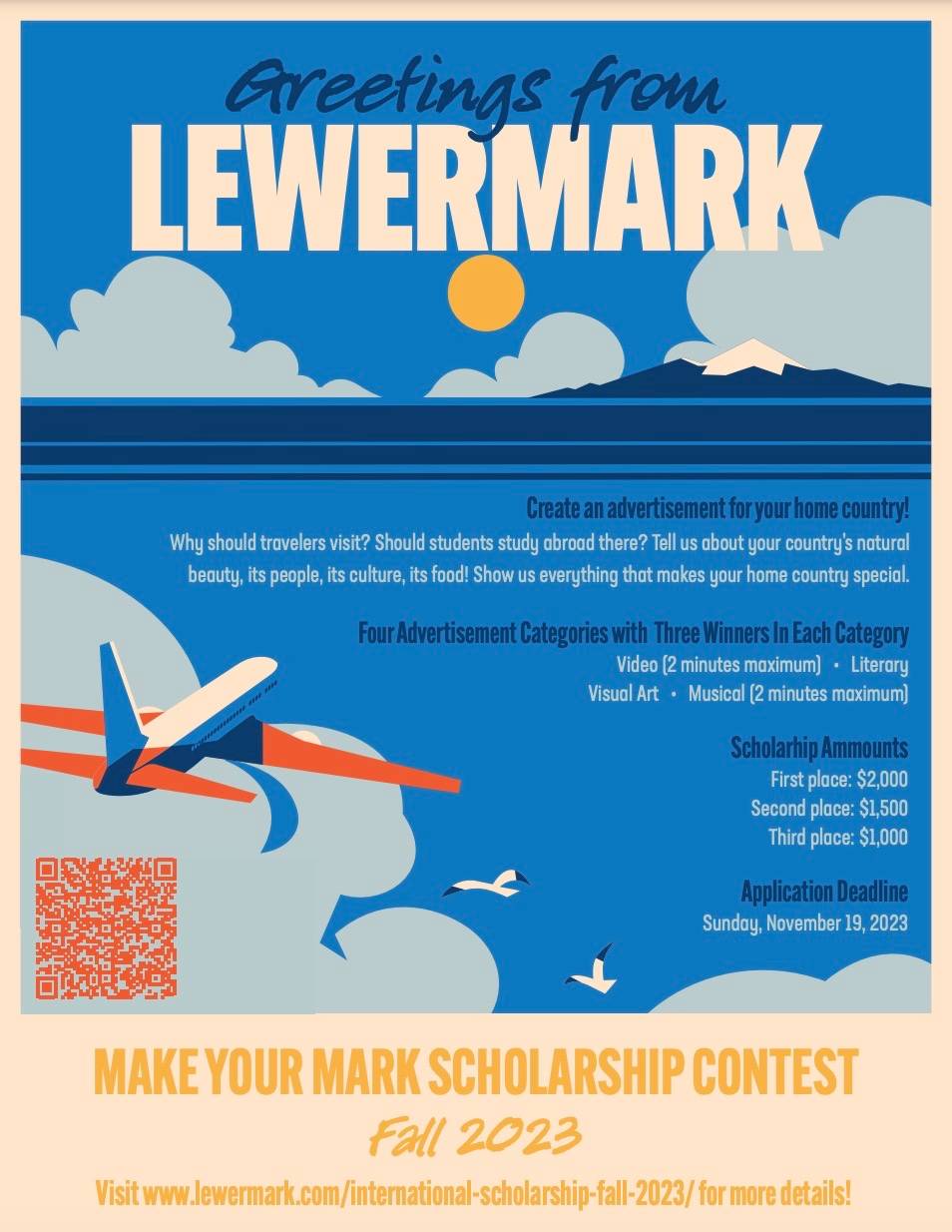 LewerMark's Make Your Mark Scholarship Contest